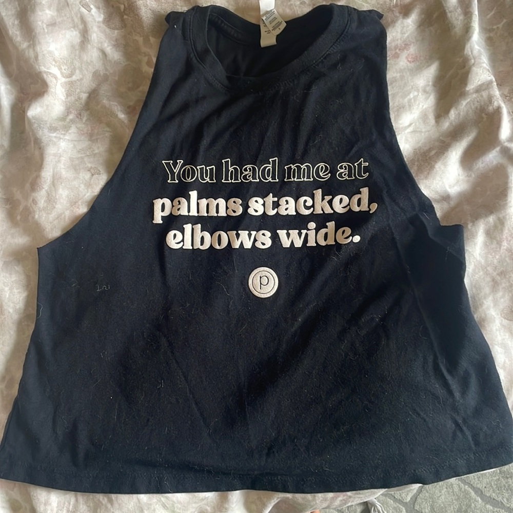 Pure barre crop muscle tank